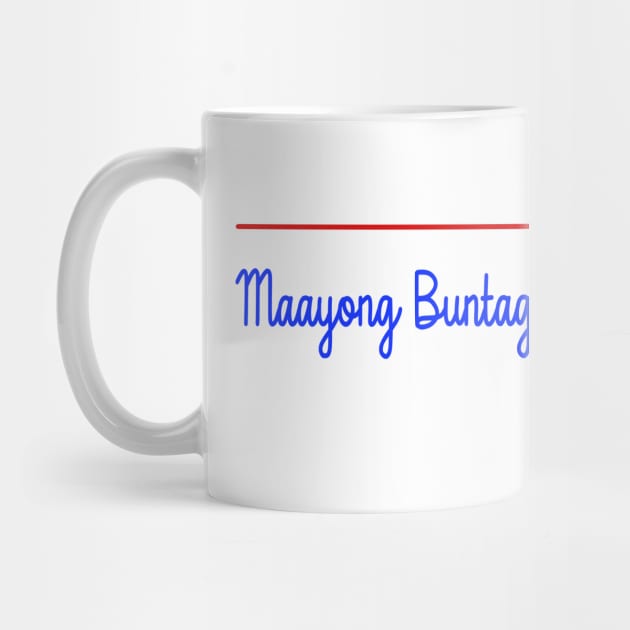 GOOD MORNING TOWEL BISAYA PINOY CHINESE by Aydapadi Studio